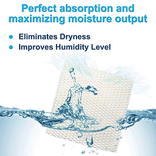 HQRP 2-Pack Humidifier Wick Filters for Sunbeam & Bionaire Models