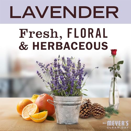 Mrs. Meyer's Liquid Dish Soap Trio, 16 oz Bottles - Lemon, Lavender, Basil