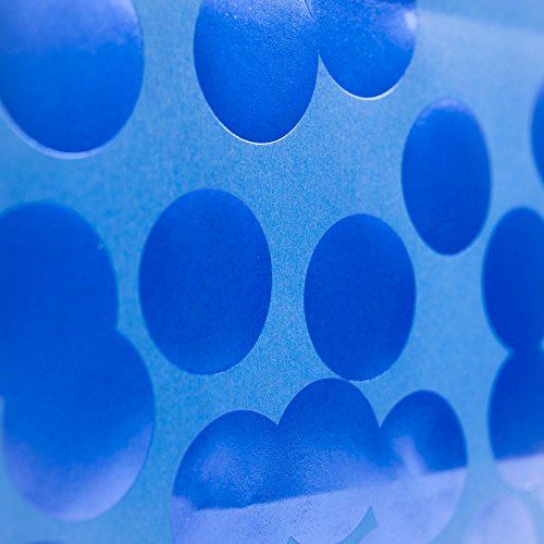 Hallmark 13-Inch Large Gift Bag with Tissue Paper, Blue Foil Dots (2-Pack)