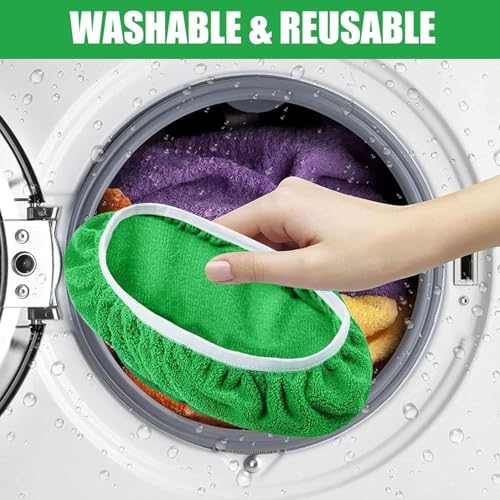 Febsow Reusable Microfiber Mop Pads for Swiffer Sweeper, 6 Pack