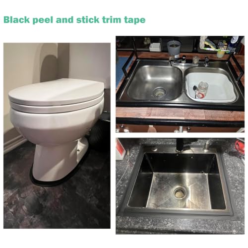Black Caulk Tape - Waterproof Self Adhesive Sealant Strip