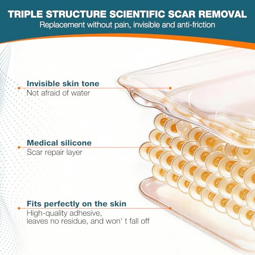 Vakimou Silicone Scar Tape Roll for Surgical, C-Section & Keloid Scars