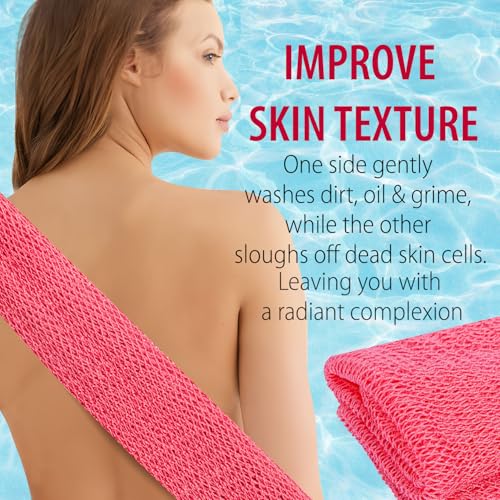 GUGAR Authentic African Exfoliating Net Sponge Body Scrubber