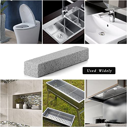 Lenicany 6 Pack A-6 Pumice Stones for Toilet & Tile Cleaning, Hard Water Stains
