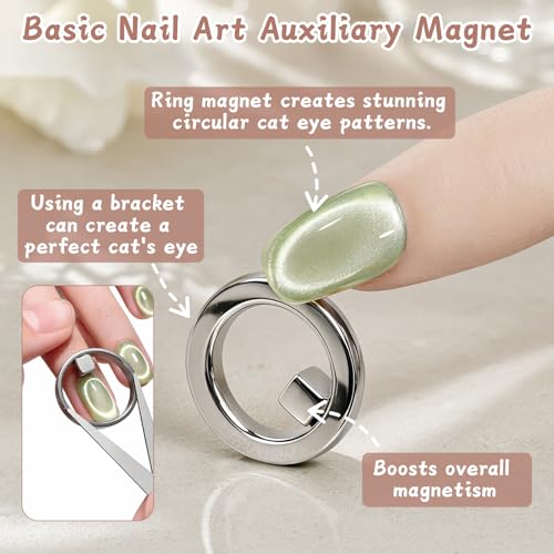 SAWNIT Ring Cat Eye Magnet Tool for Gel Nail Polish Art