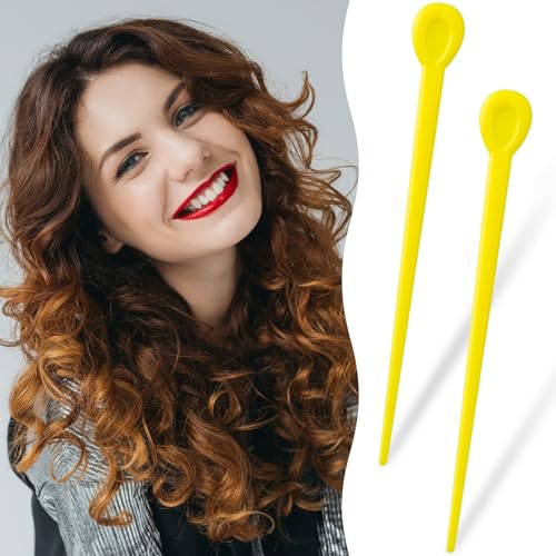 Pndeyo Plastic Hair Roller Picks Locking Pins for Curling Styling