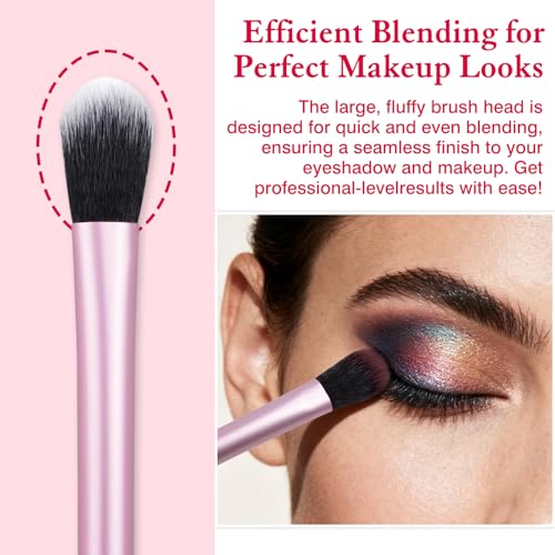 Precision Setting Brush – Ultra Plush Vegan Makeup Brush for Powders & Highlighters