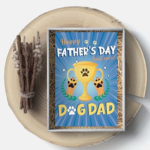 Funny Father's Day Card for Dog Dad - Cute Pet Card Gift