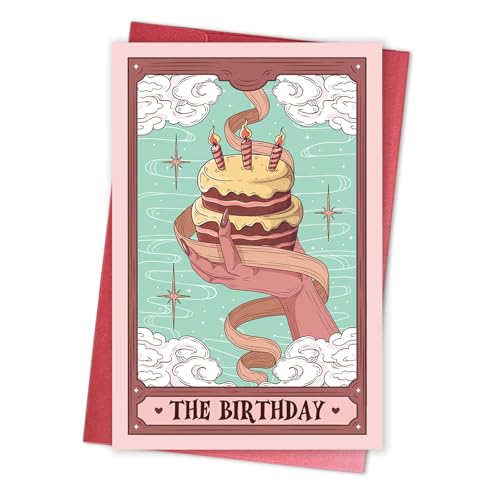 Tarot Birthday Card for Tarot Lovers | Magical 8x5.3 Card