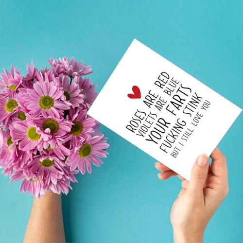 Funny Anniversary Card for Him/Her - Rude & Humorous Design