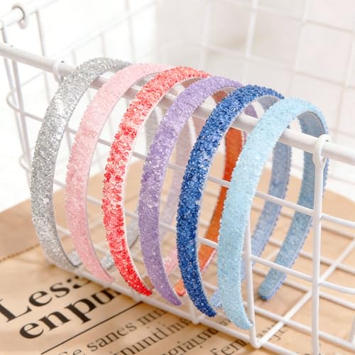 CUBACO Glitter Headband for Women and Girls - Sparkle Hair Band with Teeth