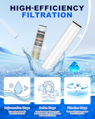 KEEPOW Shower Filter for Cobbe Handheld Shower Head - 2 Pack