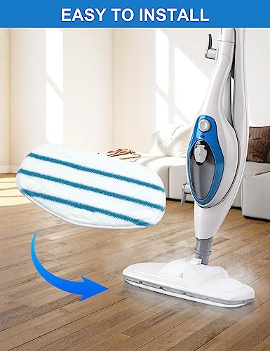 4 Pack PurSteam ThermaPro Steam Mop Pads - Washable Microfiber Replacement