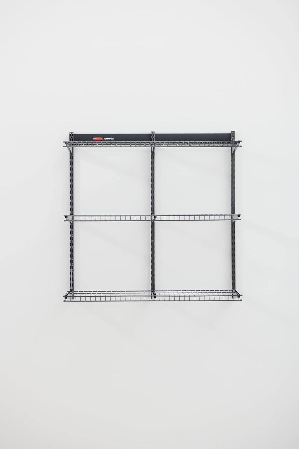 Rubbermaid Fasttrack Rail Storage - 3-Shelf Kit for Home & Garage Organization | 36"x12", 350 lbs Capacity