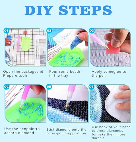 Cat Diamond Art Kit for Adults - 5D DIY Full Drill Painting 12x16"