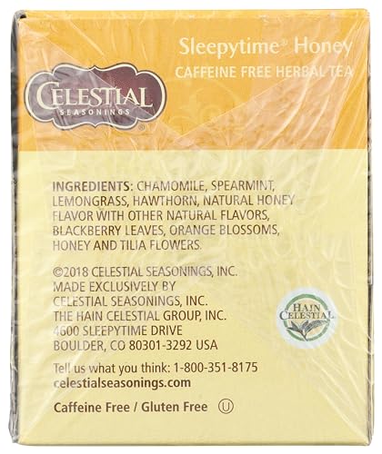 Sleepytime Honey Herbal Tea - 20 Ct | Celestial Seasonings Sleepytime Variation