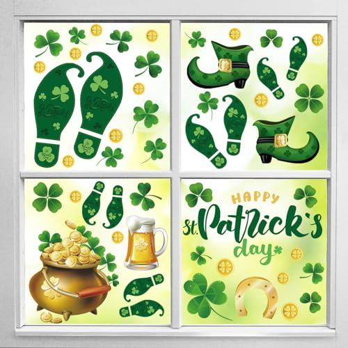 St. Patrick's Day Floor Stickers - 92 Self-Adhesive Decals