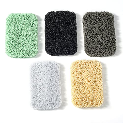 12PCS BPA-Free Soap Savers - Self-Draining Soap Dish Pads for Bar Soap