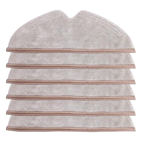 KEEPOW 6 Pack Mop Pad Replacements for Roborock Q5 Q7 S5 S6 Q8