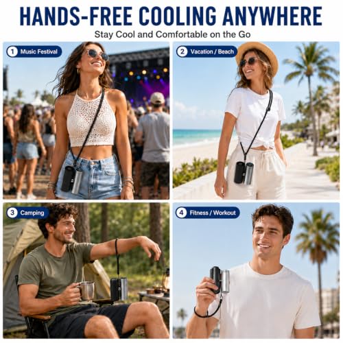 Yepborwin 2-Pack Adjustable Crossbody Strap and Wrist Lanyard for Shark ChillPill