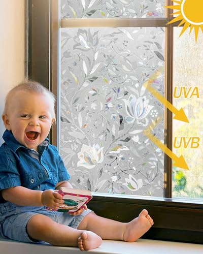 LOVEPEA Frosted Window Privacy Film with Installation Tools - 17.5 x 78.7 Inch