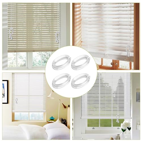4 Pack Baby Safe Window Blind Cord Winders, Childproof Plastic Shade String Clips