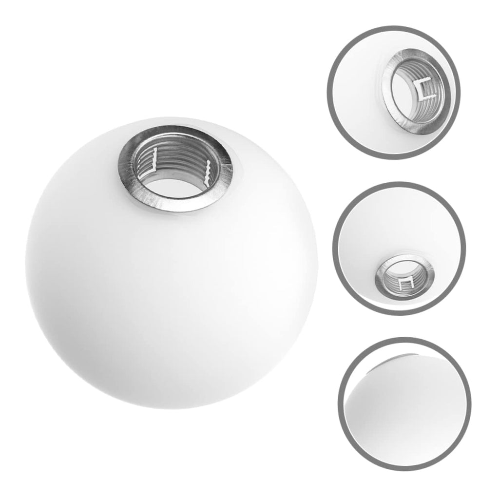 ARTIBETTER Glass Lamp Shade Replacement 4.72 Inch Spherical Globe Lampshade for Ceiling Fixture Chandelier Frosted White Ball Lampshade Cover for Living Room Bedroom Dining Bar