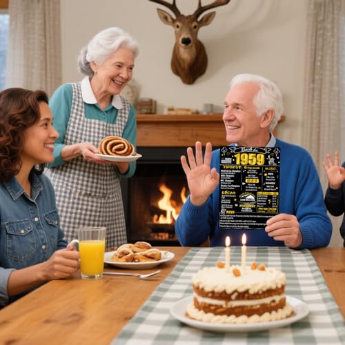 66th Birthday Card for Him & Her | Heartfelt Greeting & Decor