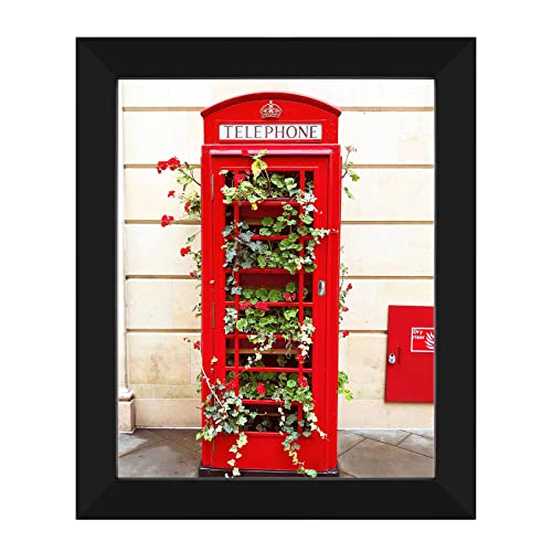 Black 8x10 Picture Frame - Wall Mount or Tabletop Photo Display (SESEAT) Variation of Black / 8x10