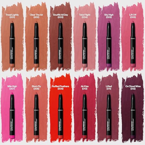 Revlon ColorStay Matte Lite Lipstick Crayon, 001 Tread Lightly