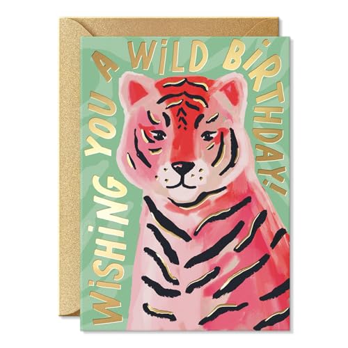 Sweetzer & Orange Fun Happy Birthday Card with Envelope - 5x7