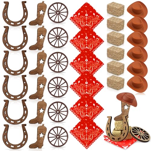 36PCS Mini Cowboy Hat Party Decorations for Western Theme Events