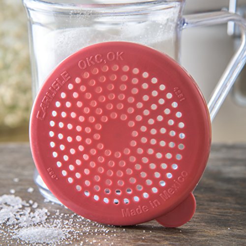 Medium Dredge Lid for Seasoning - 3.12 Inch Rose Color