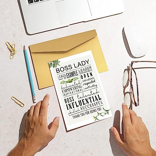 Funny Boss's Day Card for Female Boss - Appreciation Gift