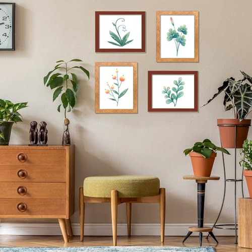 CORE ART 5x7 Gold Picture Frame with HD Plexiglass - Versatile Wall & Desktop Display