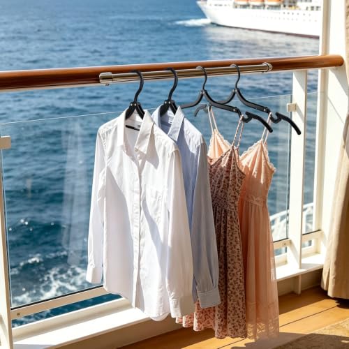 12PCS Portable Foldable Travel Hangers - Lightweight & Compact for Cruise