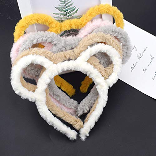 Caralin Plush Bear Ear Headband - Thick Stretchy Makeup Hair Hoop