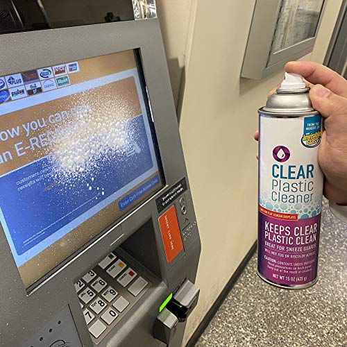 Invisible Glass Clear Plastic Cleaner – Streak-Free Anti-Static 19 oz