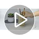 Diatomite Water Absorbing Stone Tray Set - Quick Dry Gray Sink Organizer