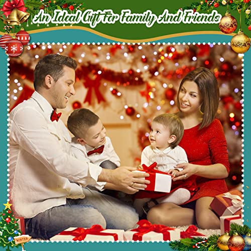 Knit Christmas Stocking Kit - Large Black Holiday Decor - 4 Sets