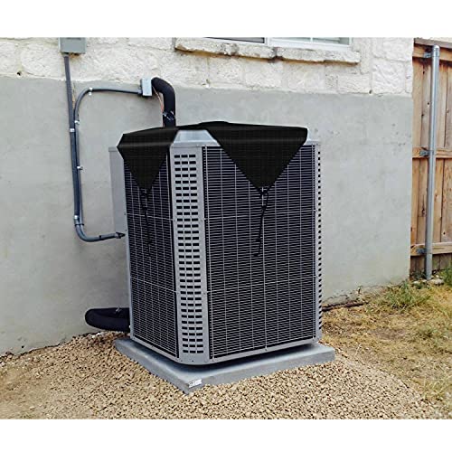 Patio Solid Vinyl 32x32 Inch Outdoor AC Unit Cover Winter Weatherproof