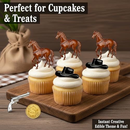 Western Cowboy Silicone Mold for Cake Decoration & Crafts