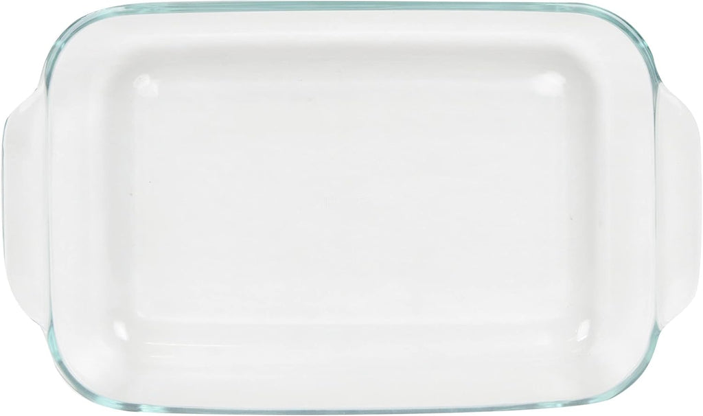 Pyrex 2-Quart Glass Baking Dish with Red Lid - Durable & Made in USA