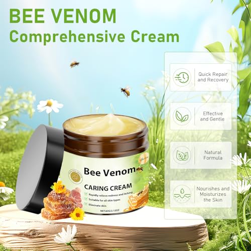 NIUYOU Bee Venom Skin Treatment Cream - Natural Moisturizing Blemish Control (2-Pack)