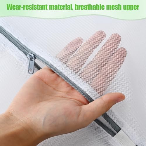 Mesh Laundry Bags for Delicates - 6 Pack with Zipper