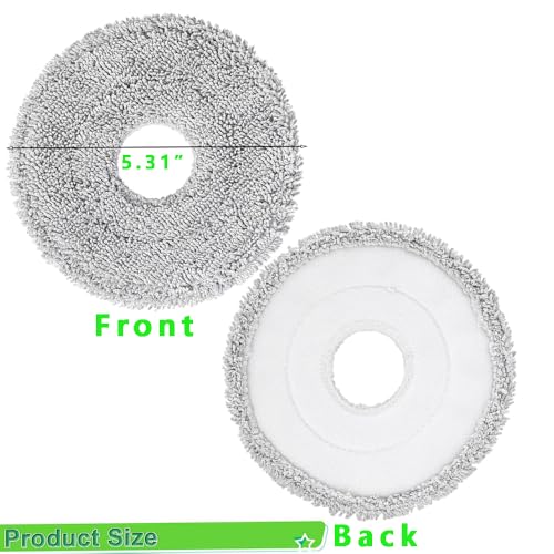 Dreame Robot Vacuum Mop Pads - 2-Pack Washable Microfiber Replacement