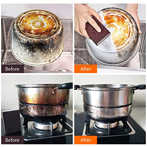 6-Pack Nano Emery Cleaning Sponges for Household Use
