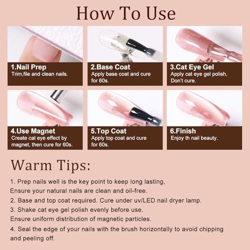 Major Dijit Cat Eye Gel Nail Polish 15ml Moonlight Glass Smoothie Shimmer C12