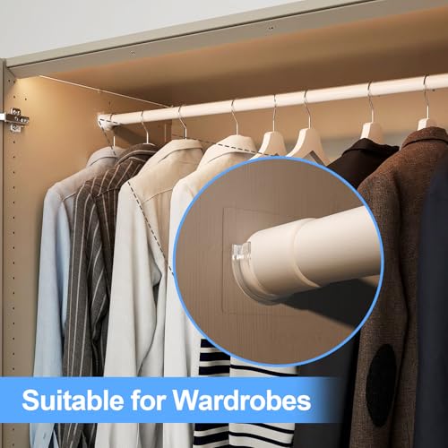 12 Pack Heavy Duty Adhesive Shower Rod Holders - No Drilling