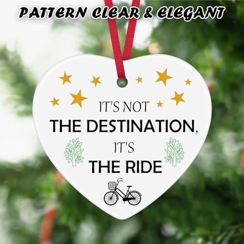 Ceramic Bicycle Ornament - Perfect Gift for Cyclists & Bikers